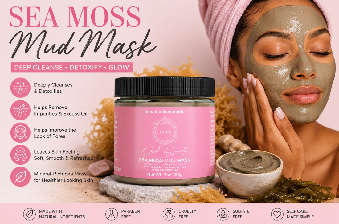 Sea Moss Mud Mask for Skin: Deep Cleanse, Detoxify & Reveal Glowing Skin