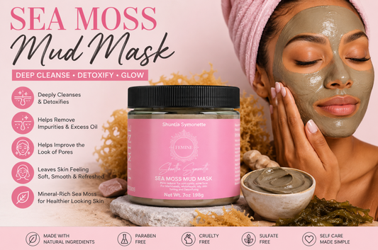 Sea Moss Mud Mask for Skin: Deep Cleanse, Detoxify & Reveal Glowing Skin
