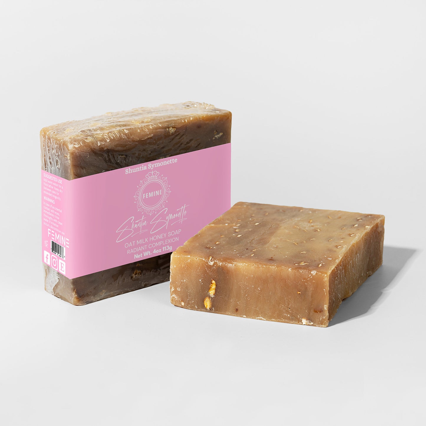 Oat Milk Honey Soap - Shuntia Symonette