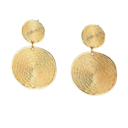 Retro Round Earrings Temperament - Shuntia Symonette