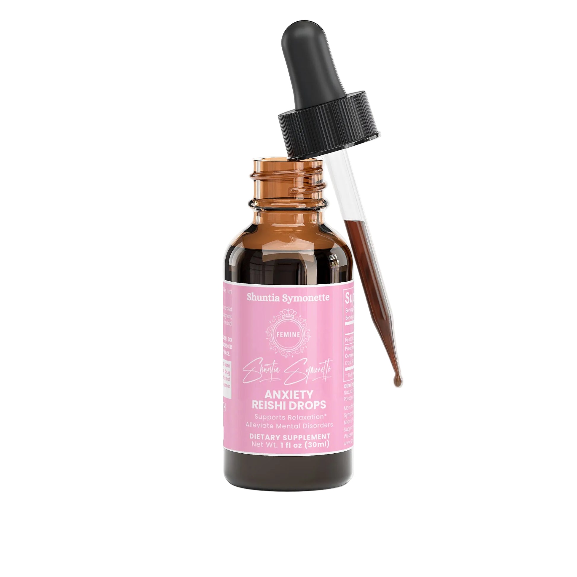 reishi mushroom drops for stress relief calm energy and mood support, powerful adaptogen liquid supplement for relaxation sleep and mental clarity, immune boosting reishi extract for emotional balance and daily wellness trending herbal supplement USA
