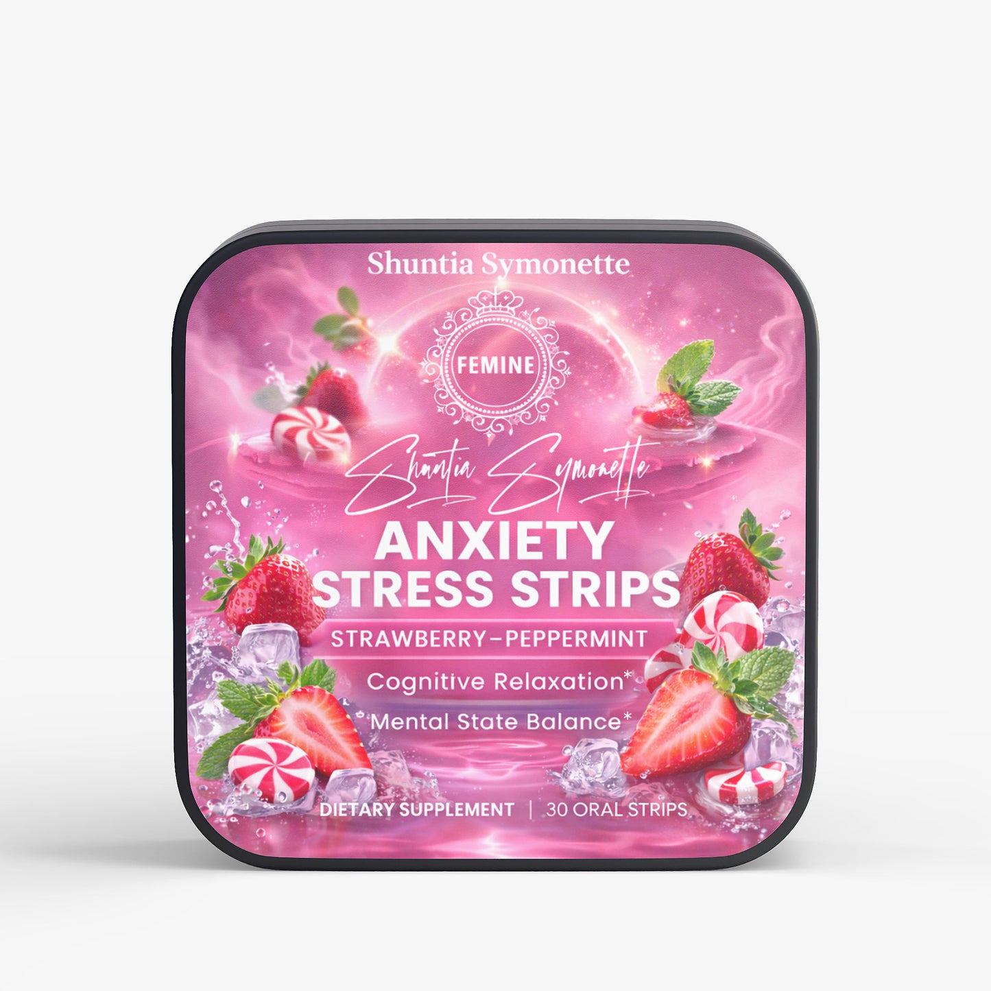 anxiety stress relief strips calming supplement fast acting stress relief oral strips best anxiety support supplement relaxation mood support adaptogenic stress relief strips calm mind natural anxiety aid daily stress management supplement mental wellness calm strips  by Shuntia Symonette