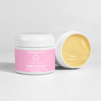 body sculpt cream body contouring cream firming and tightening cream cellulite reduction cream fat burning cream for belly thighs arms skin tightening lotion stretch mark reduction cream anti aging body cream slimming body cream toning firming skincare beauty cosmetic product by Shuntia Symonette