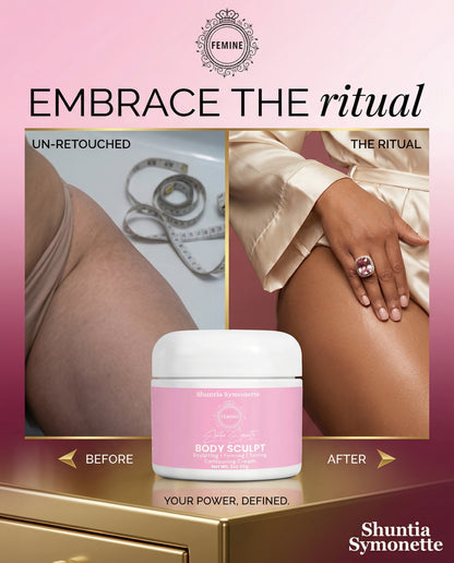 body sculpt cream body contouring cream firming and tightening cream cellulite reduction cream fat burning cream for belly thighs arms skin tightening lotion stretch mark reduction cream anti aging body cream slimming body cream toning firming skincare beauty cosmetic product by Shuntia Symonette