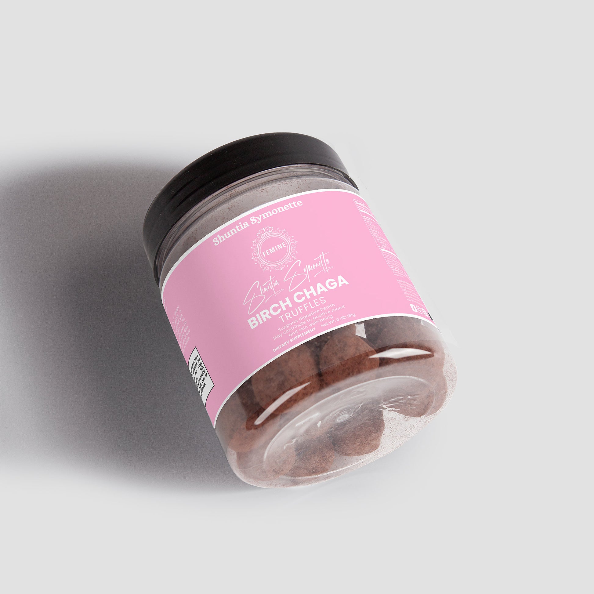 Birch Chaga Truffles adaptogenic mushroom superfood antioxidant wellness luxury functional food immune support beauty from within trending health supplement by Shuntia Symonette shop the viral trending product on amazon etsy google facebook Instagram TikTok shopify youtube shop