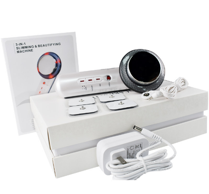body sculpt 3 in 1 pro device for skin tightening fat reduction and cellulite smoothing, ultrasonic cavitation radio frequency body contouring machine for waist arms and thighs, at home body sculpting device for toning firming and slimming results trending beauty tech USA by Shuntia Symonette