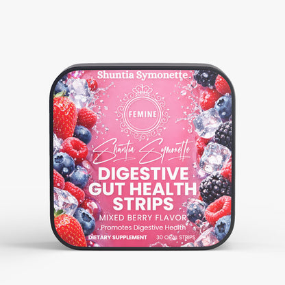 digestive gut health strips gut health supplement digestive enzyme support probiotic oral strips bloating relief supplement stomach support digestion aid fast absorbing strips gut balance microbiome support daily wellness supplement natural digestive support by  Shuntia Symonette