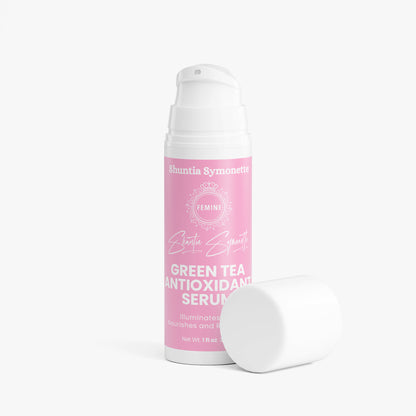 green tea antioxidant serum camellia sinensis face serum best antioxidant serum for glowing skin hydrating anti aging serum for face pore minimizing brightening skincare dark spot corrector radiant skin beauty cosmetic serum lightweight daily facial serum for clear smooth skin by Shuntia Symonette