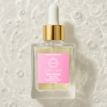 Manuka Honey Sea Moss Post Shave Oil soothing aftershave oil skin barrier repair hydration glow men grooming luxury skincare routine antioxidant rich trending wellness beauty product by Shuntia Symonette shop the viral trending product on amazon etsy google facebook Instagram TikTok shopify youtube pineterest shop