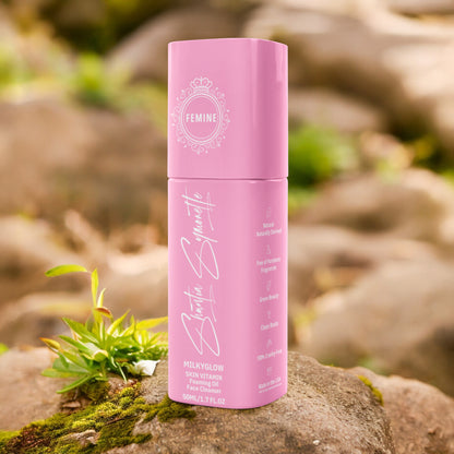 Milky Glow Oil Foaming Cleanser gentle oil to foam face wash deep pore cleanse hydrating glass skin glow luxury skincare routine viral trending celebrity inspired cleanser by Shuntia Symonette shop the viral trending product on amazon etsy google facebook Instagram TikTok shopify youtube pineterest shop