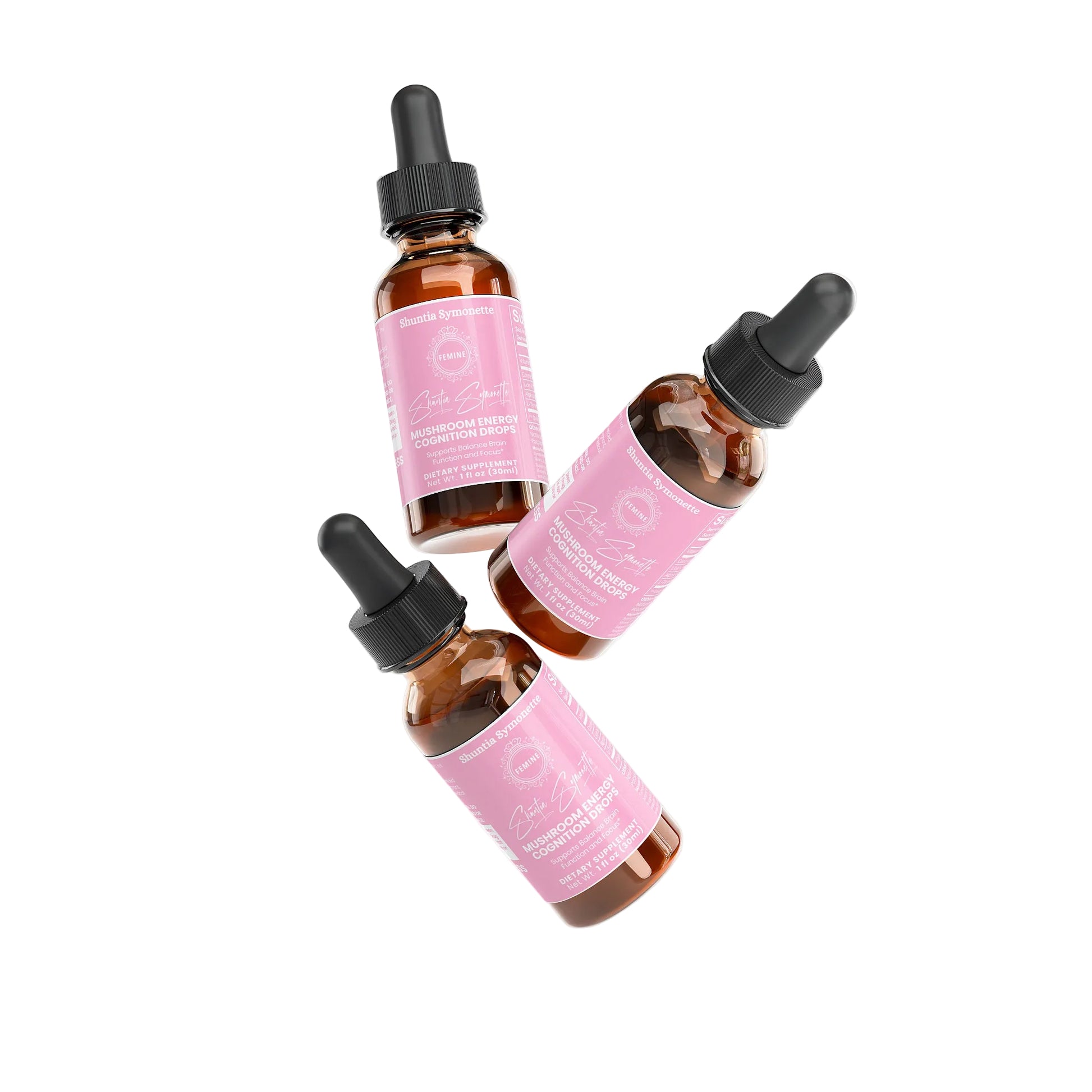 mushroom energy cognition drops with lions mane cordyceps alpha gpc l tyrosine vitamin b12 for focus brain function mental clarity liquid supplement by Shuntia Symonette