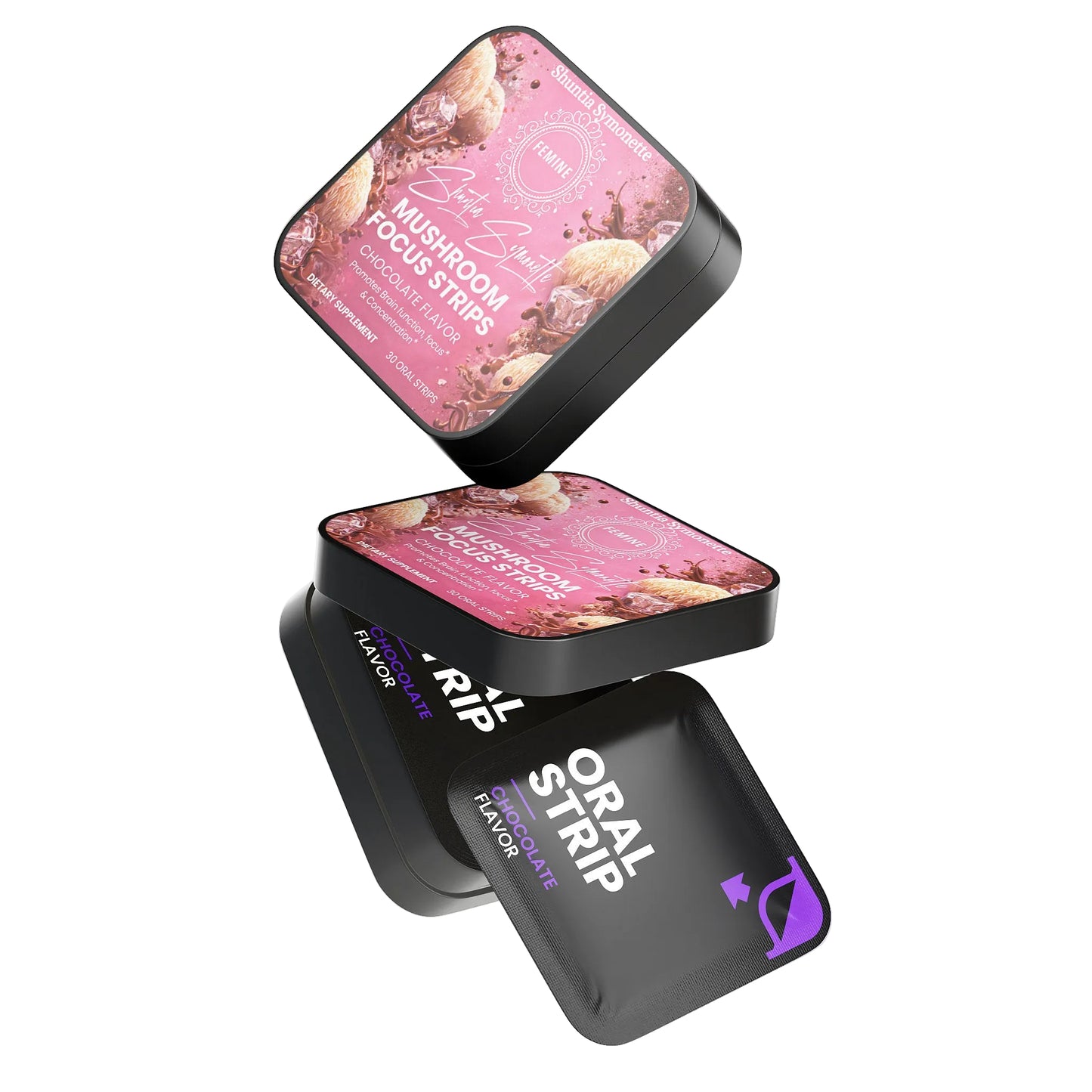 mushroom focus strips brain booster supplement nootropic strips for focus and memory best mushroom supplement for brain health mental clarity energy support adaptogenic mushrooms for stress relief cognitive function enhancer fast absorbing oral strips productivity focus supplement natural nootropic energy strips by Shuntia Symonette