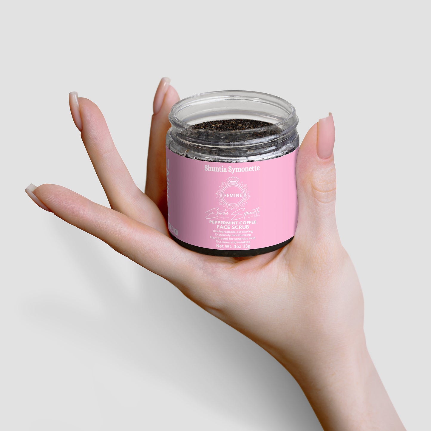 peppermint coffee scrub exfoliating body scrub cellulite coffee scrub skin smoothing scrub natural exfoliator for glowing skin dead skin removal scrub firming body scrub stretch mark scrub invigorating peppermint scrub best body scrub for smooth radiant skin beauty cosmetic exfoliating scrub   by  Shuntia Symonette