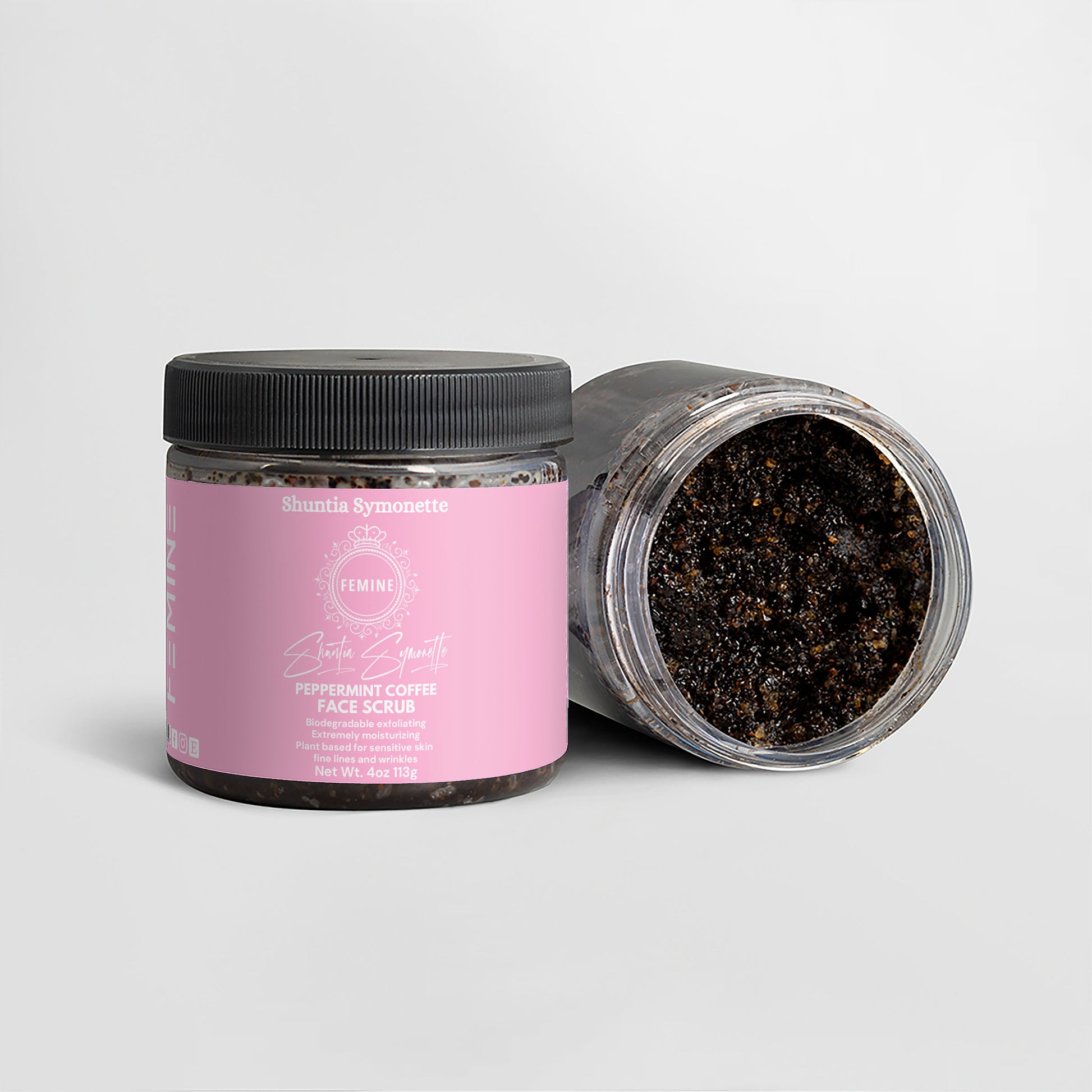 peppermint coffee scrub exfoliating body scrub cellulite coffee scrub skin smoothing scrub natural exfoliator for glowing skin dead skin removal scrub firming body scrub stretch mark scrub invigorating peppermint scrub best body scrub for smooth radiant skin beauty cosmetic exfoliating scrub   by  Shuntia Symonette