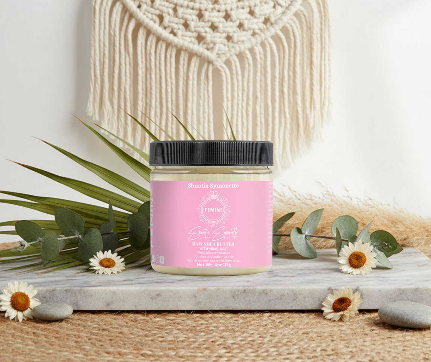 raw shea butter unrefined shea butter for skin deep moisturizing body butter natural skincare for dry skin hair and body shea butter for hair growth stretch mark treatment eczema relief natural beauty moisturizer organic shea butter anti aging skin care product by Shuntia Symonette