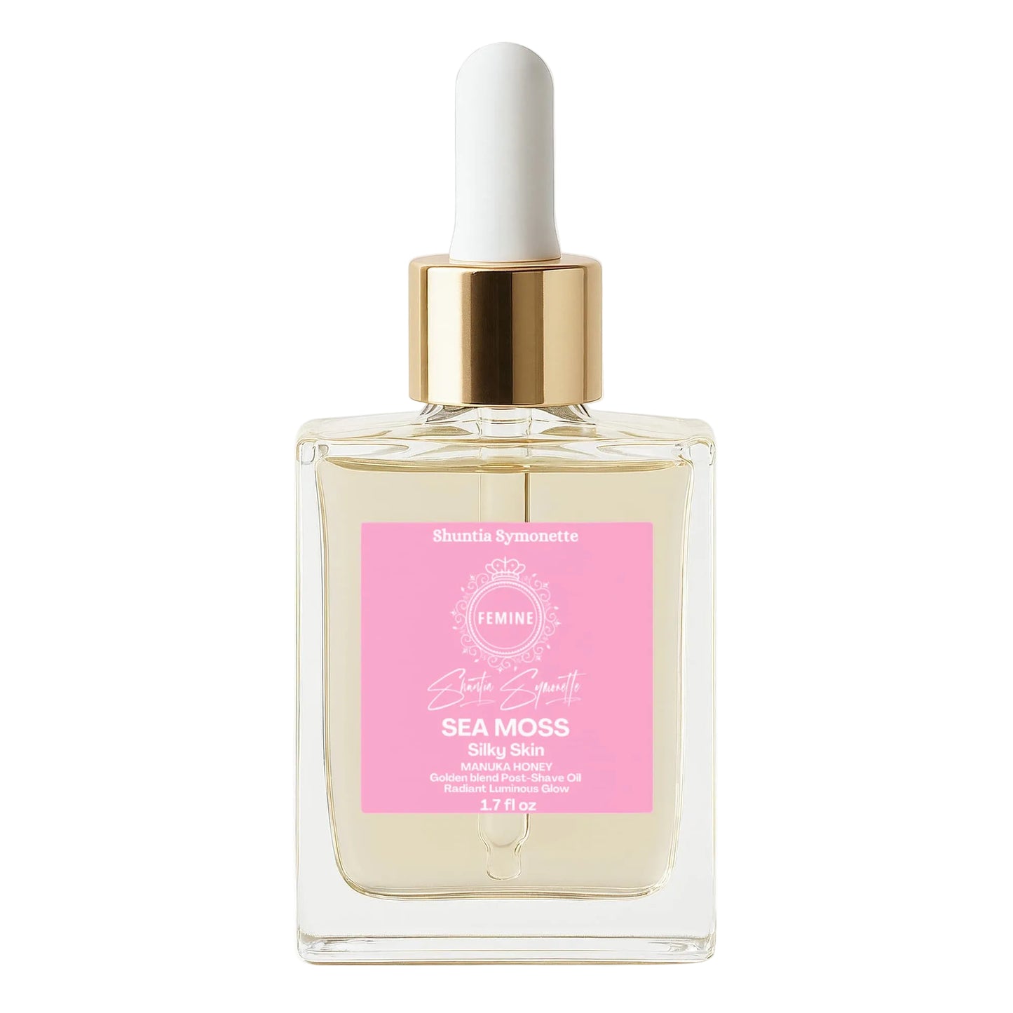 Manuka Honey Sea Moss Post Shave Oil soothing aftershave oil skin barrier repair hydration glow men grooming luxury skincare routine antioxidant rich trending wellness beauty product by Shuntia Symonette shop the viral trending product on amazon etsy google facebook Instagram TikTok shopify youtube pineterest shop