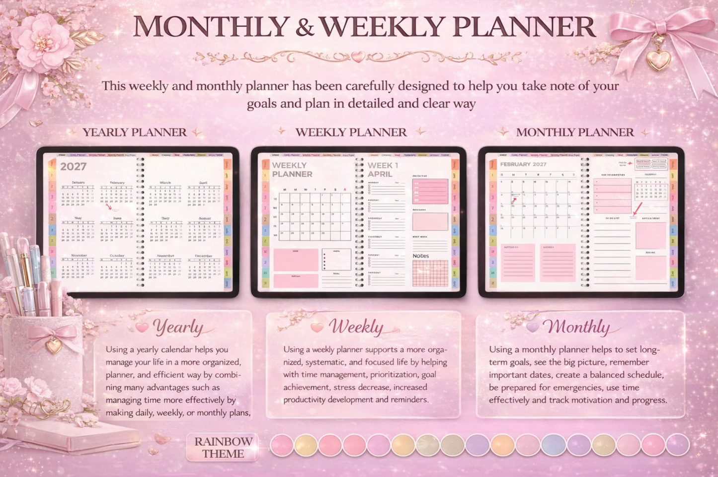 Digital Phone Journal Blueprint | Daily | Weekly | Monthly | Planner for Business | School | Goal Planning | Instant Download - Shuntia Symonette
