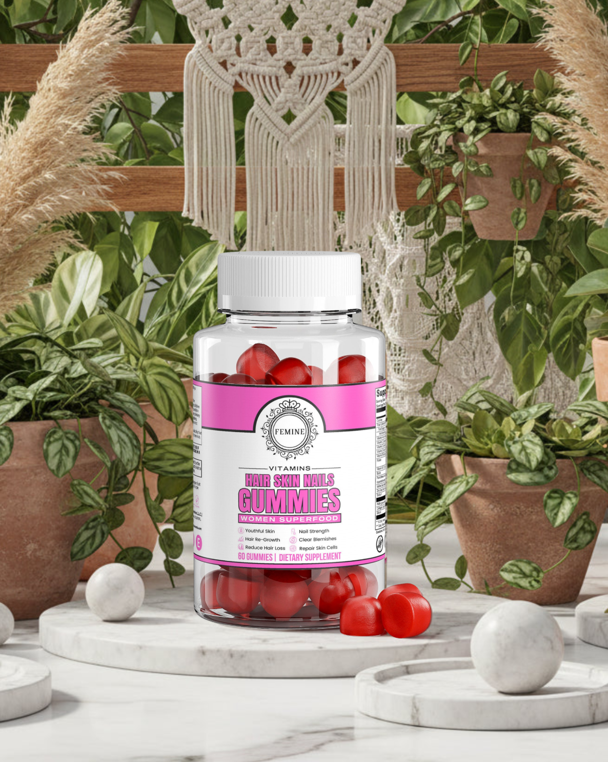 Hair Skin Nails Gummies - Shuntia Symonette