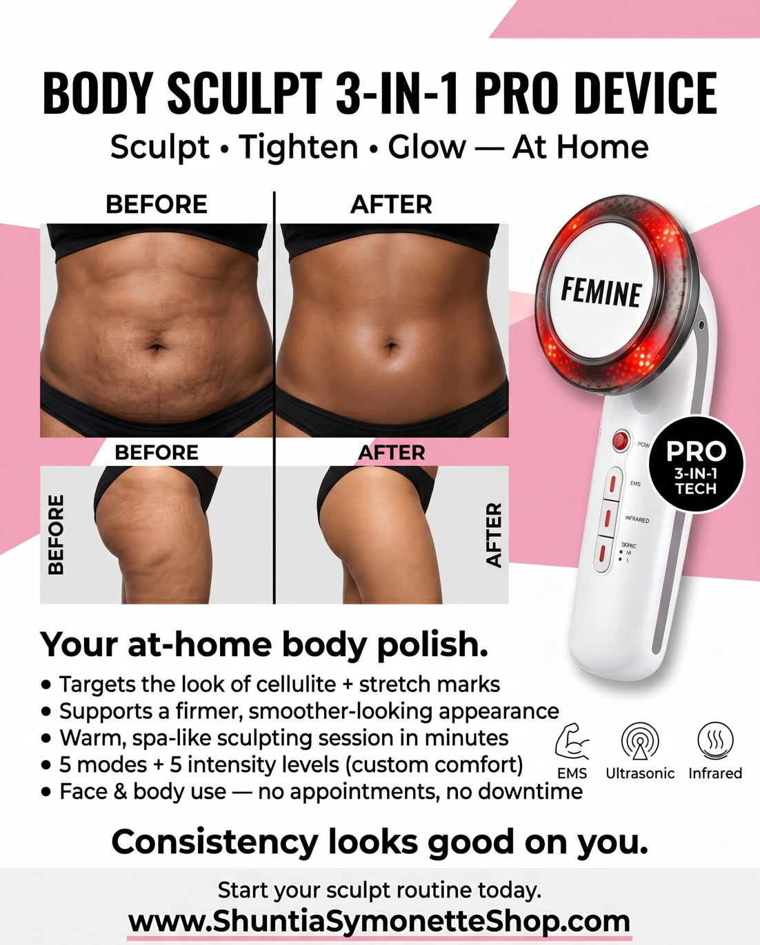 Body Sculpt 3-in-1 Pro Device