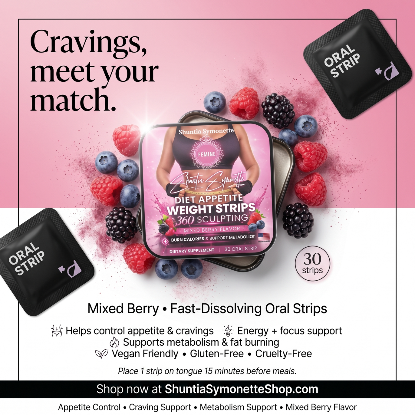 Diet Appetite Weight Loss Strips 360°