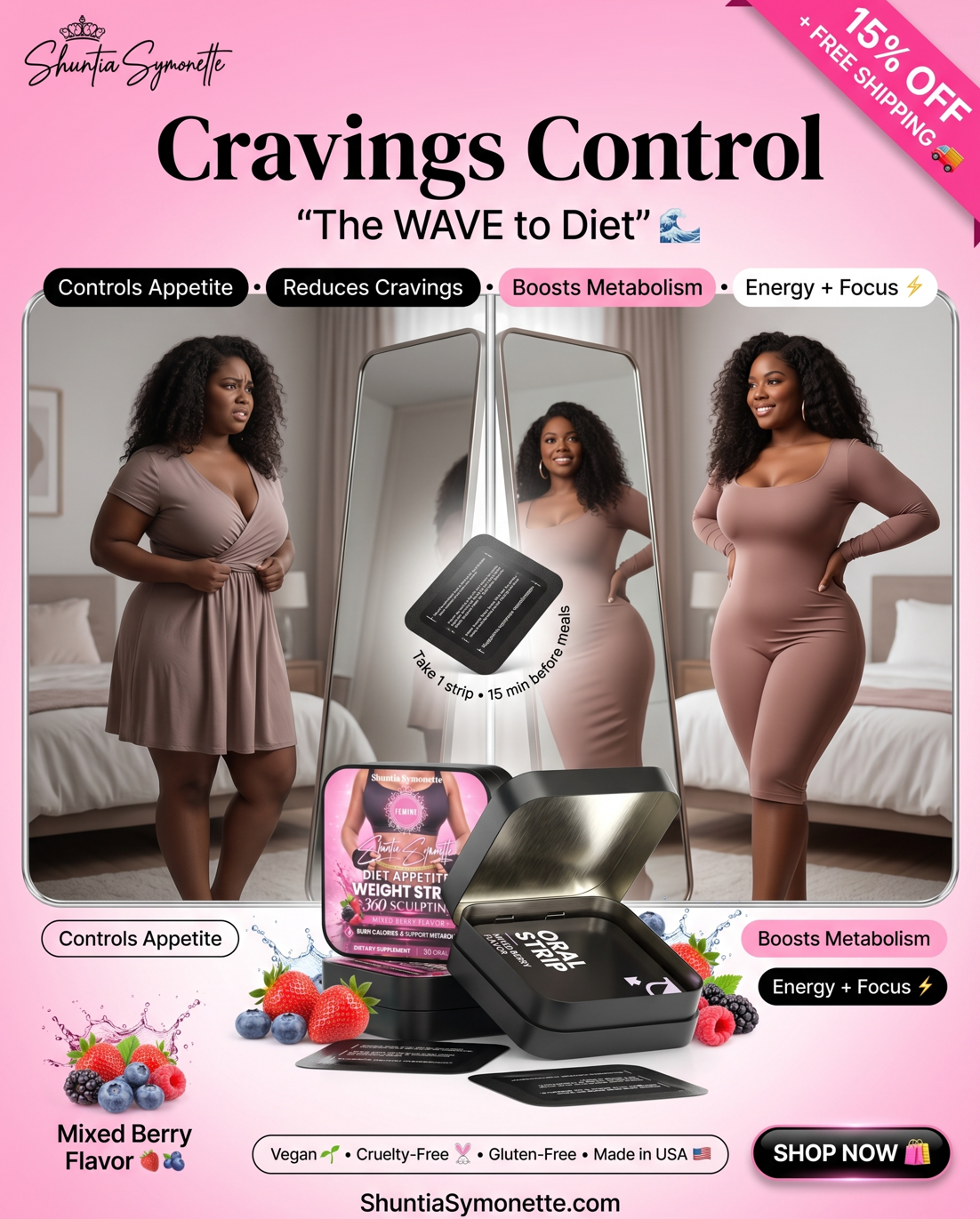 Diet Appetite Weight Loss Strips 360°