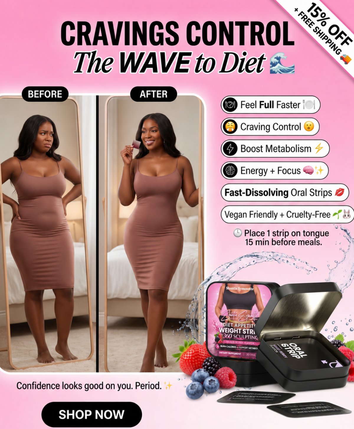 Diet Appetite Weight Loss Strips 360°