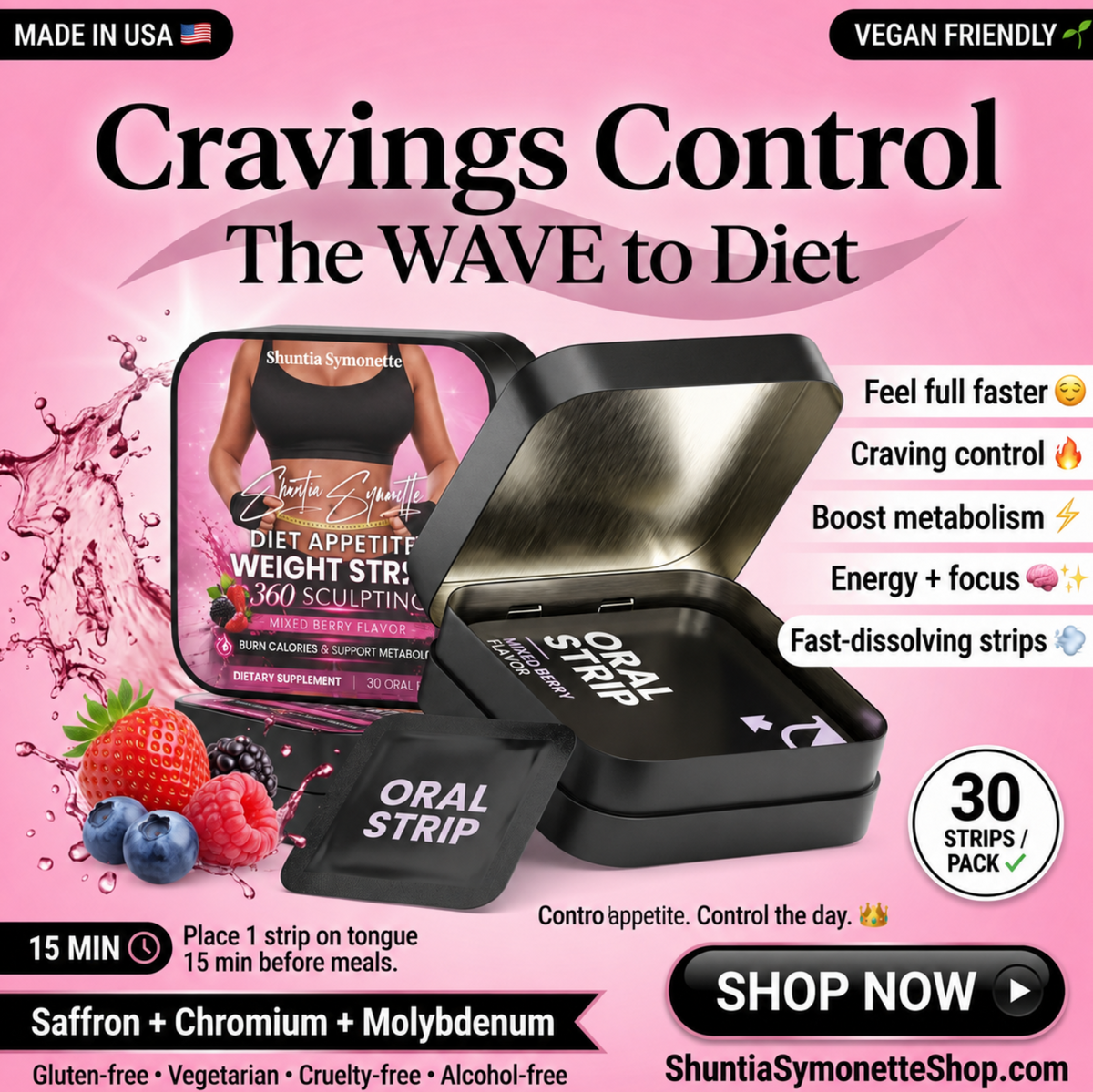 Diet Appetite Weight Loss Strips 360°