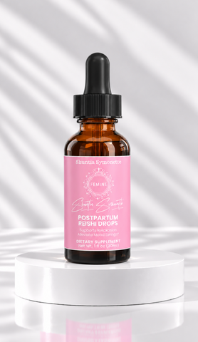 Postpartum wellness drops designed to support daily recovery, energy, hydration, and overall wellness after pregnancy. Fast-absorbing wellness formula created to help support balance, nourishment, and self-care for new mothers and busy lifestyles. Convenient postpartum wellness support by Shuntia Symonette.