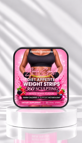Fast-dissolving diet oral strips designed to support appetite control, weight management, metabolism support, and reduced cravings. Convenient no-pill slimming wellness strips formulated for daily weight loss support, portion control, and healthy lifestyle routines. Trending fast-acting diet strips alternative for busy lifestyles by Shuntia Symonette.