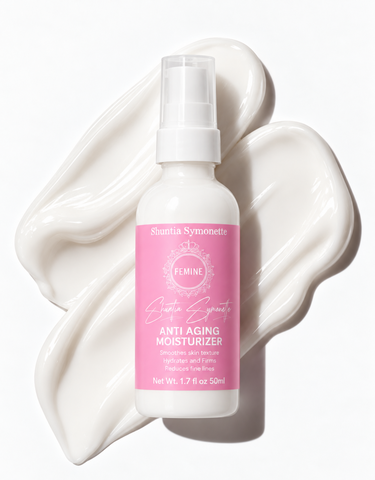 Anti-Aging Moisturizer designed to help hydrate, smooth, and improve the appearance of fine lines, wrinkles, and dry-looking skin. Advanced skincare formula created to support firmer-looking skin, moisture balance, youthful radiance, and daily beauty wellness. Nourishing facial moisturizer for smoother, healthier-looking skin by Shuntia Symonette