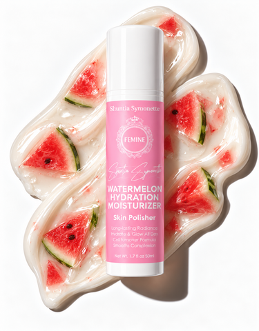 Watermelon hydration moisturizer designed to help nourish, hydrate, and refresh dry-looking skin for a soft, glowing appearance. Lightweight skincare formula created to support moisture balance, smooth texture, and radiant skin wellness. Refreshing daily beauty moisturizer for healthy-looking skin and long-lasting hydration by Shuntia Symonette.