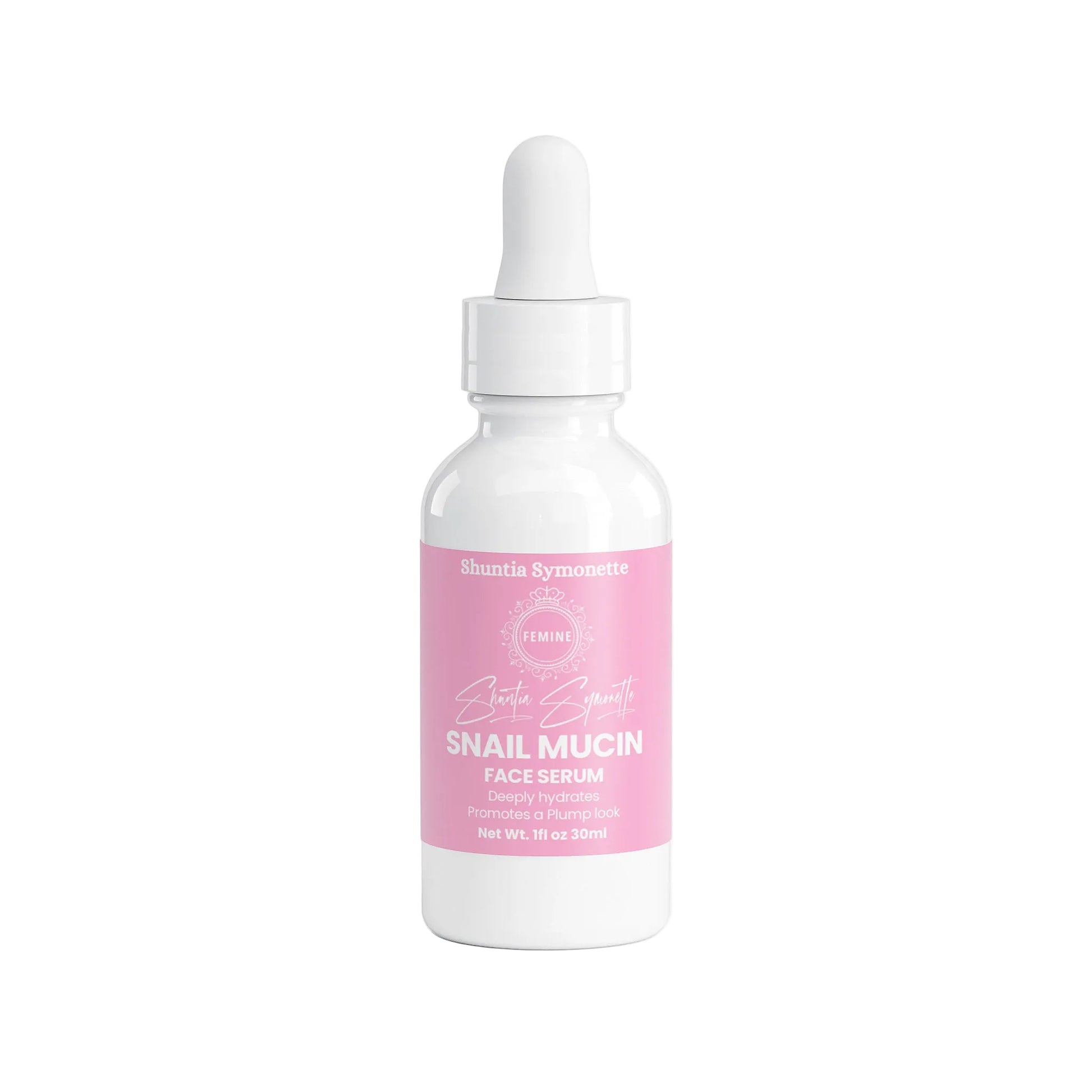 snail mucin face serum with hyaluronic acid collagen centella asiatica for hydration smoothing skin texture plumping glowing skin serum by Shuntia Symonette