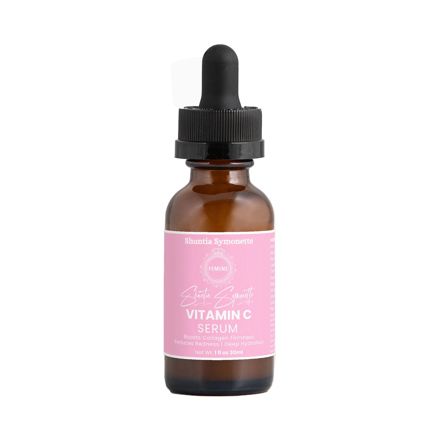 vitamin c serum with magnesium ascorbyl phosphate ferulic acid for dark spots brightening skin tone anti aging hydration glowing skin serum by Shuntia Symonette