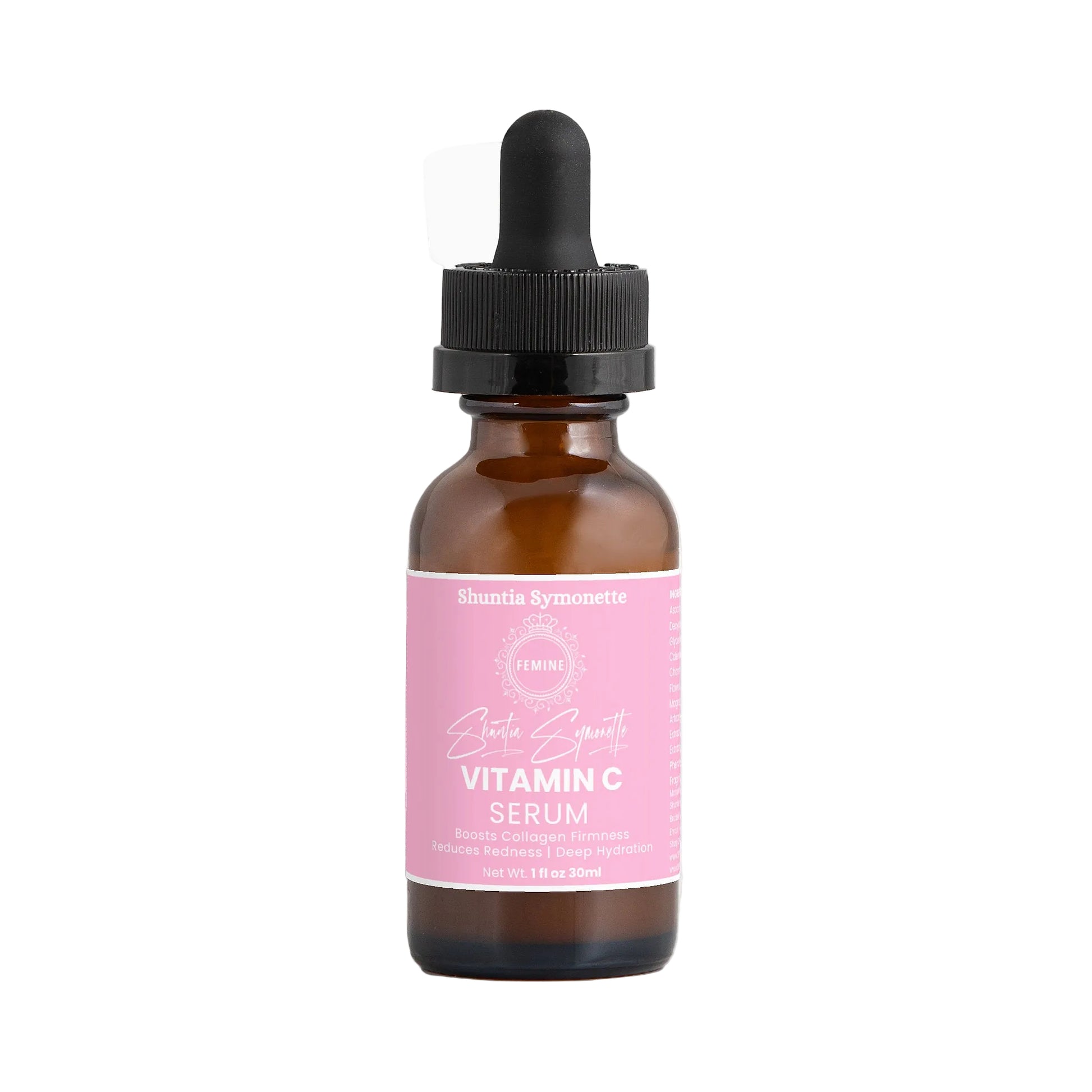 vitamin c serum with magnesium ascorbyl phosphate ferulic acid for dark spots brightening skin tone anti aging hydration glowing skin serum by Shuntia Symonette