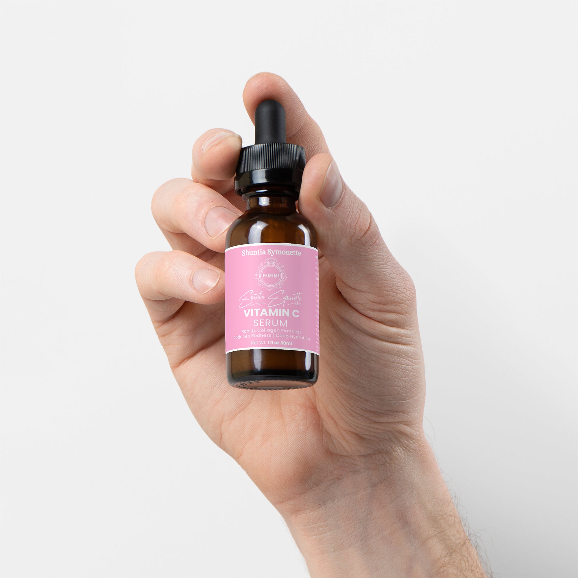 vitamin c serum with magnesium ascorbyl phosphate ferulic acid for dark spots brightening skin tone anti aging hydration glowing skin serum by Shuntia Symonette