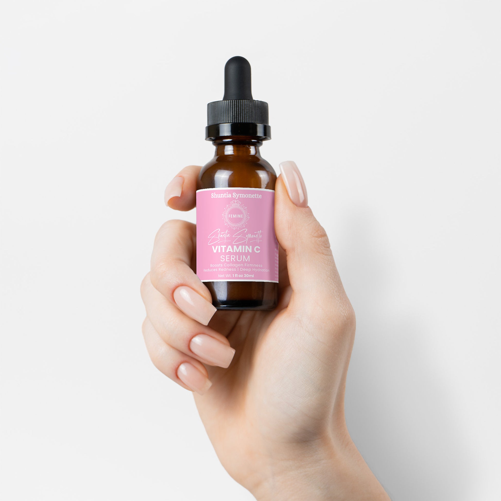 vitamin c serum with magnesium ascorbyl phosphate ferulic acid for dark spots brightening skin tone anti aging hydration glowing skin serum by Shuntia Symonette