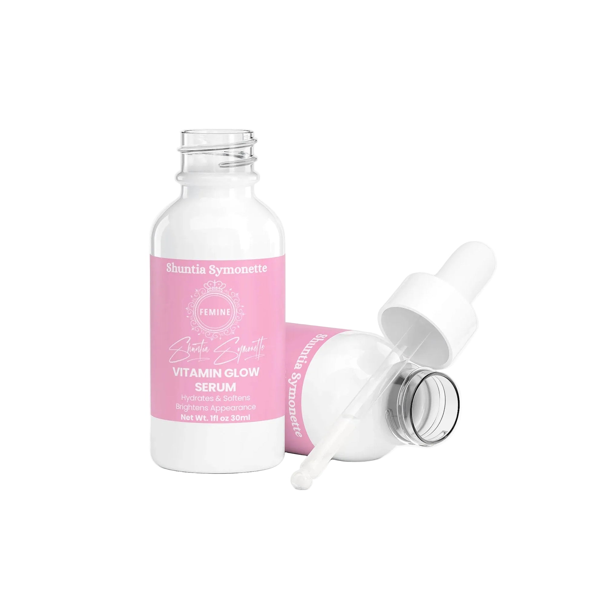 Vitamin Glow Serum brightening vitamin C facial serum antioxidant skin radiance booster glass skin luxury skincare routine viral trending celebrity inspired beauty formula by Shuntia Symonette shop the viral trending product on amazon etsy google facebook Instagram TikTok shopify youtube pineterest shop