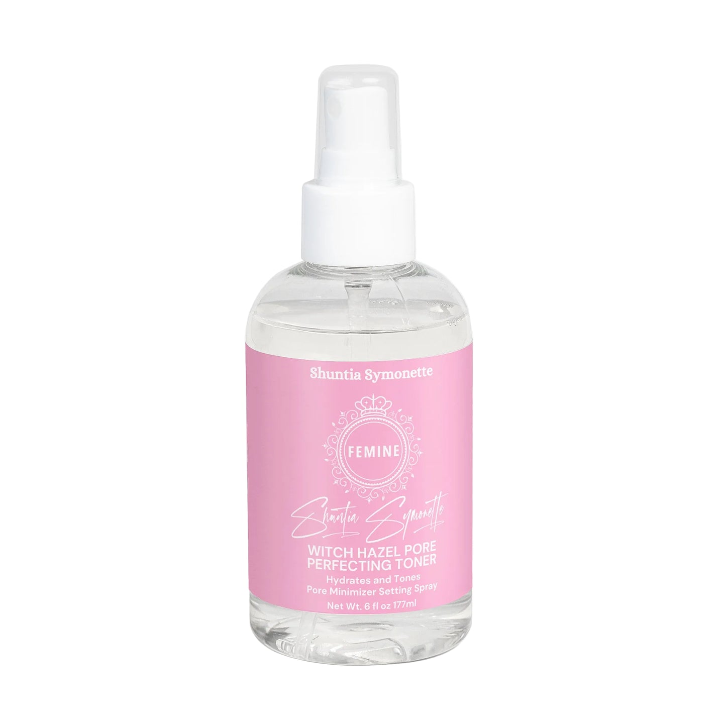 Witch hazel spray toner for minimizing pores