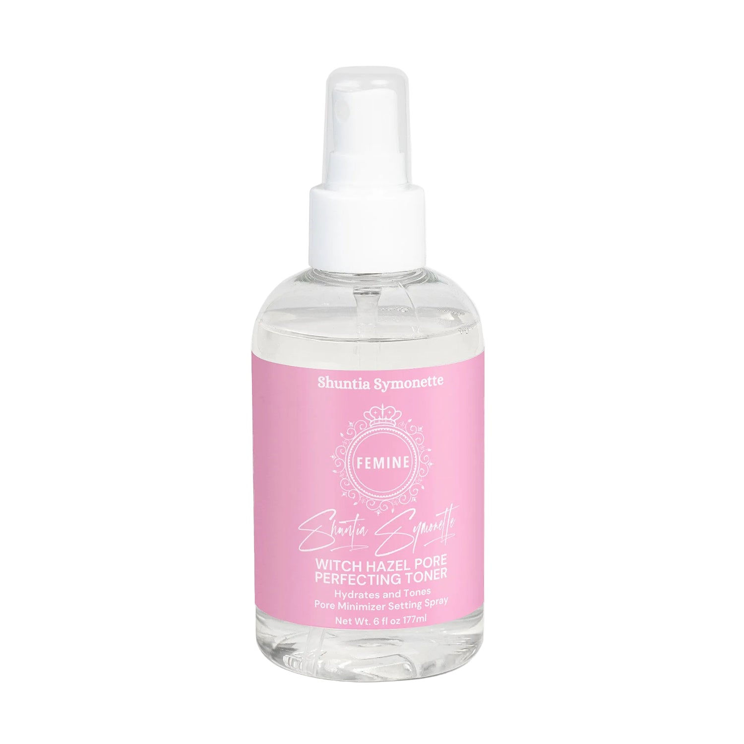 Witch hazel spray toner for minimizing pores