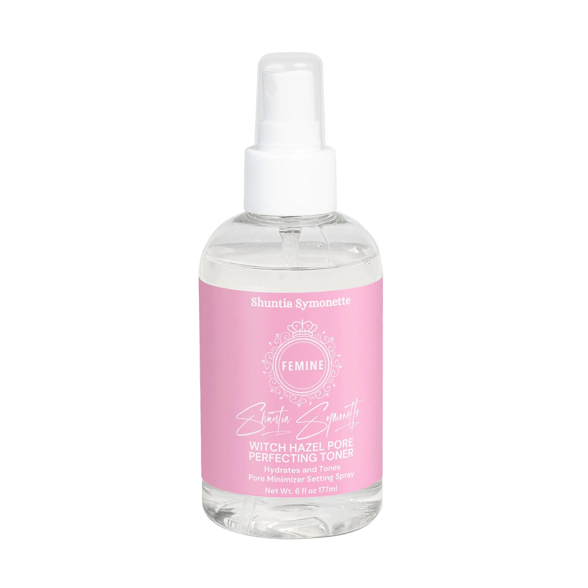 Witch hazel spray toner for minimizing pores