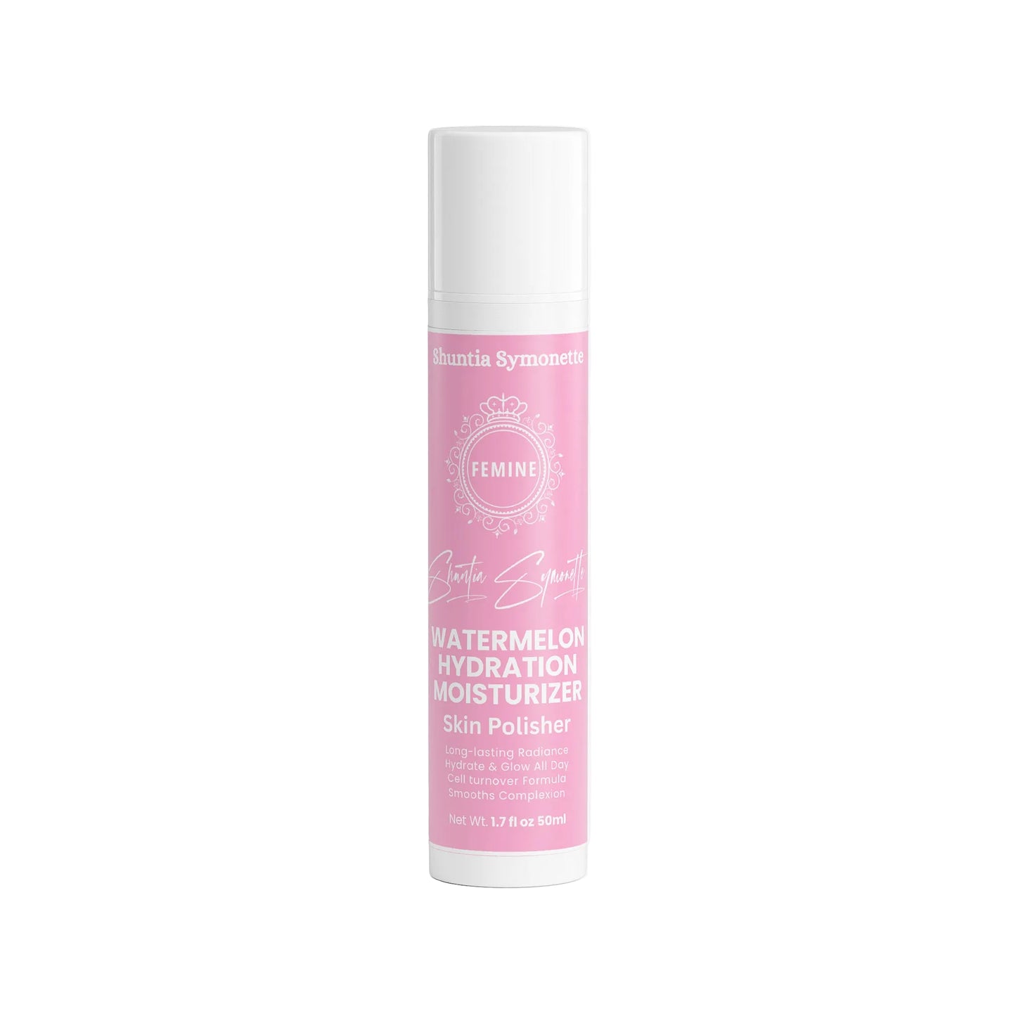 watermelon hydration moisturizer with niacinamide apple lentil extract green tea chamomile for glowing skin lightweight face cream by Shuntia Symonette