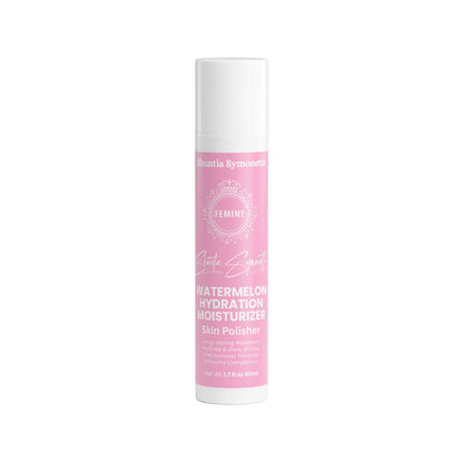 watermelon hydration moisturizer with niacinamide apple lentil extract green tea chamomile for glowing skin lightweight face cream by Shuntia Symonette