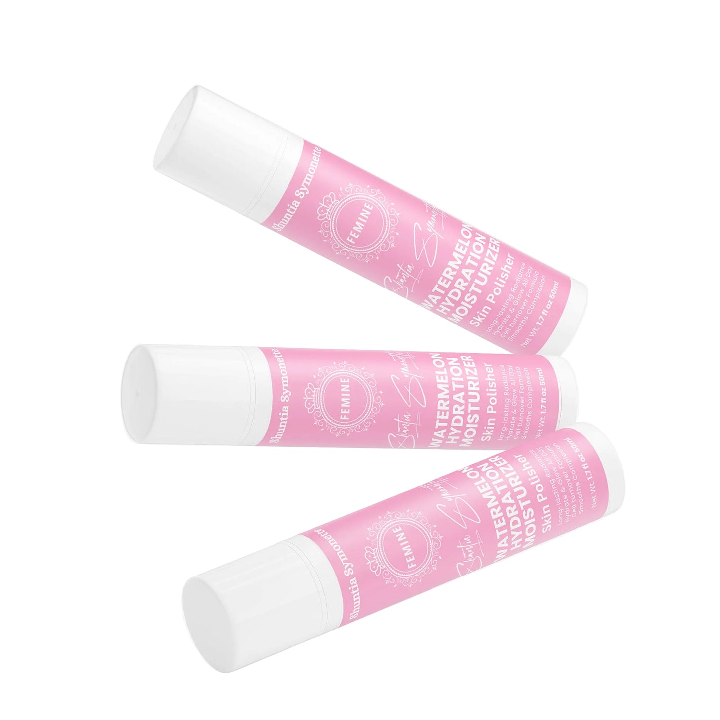 watermelon hydration moisturizer with niacinamide apple lentil extract green tea chamomile for glowing skin lightweight face cream by Shuntia Symonette