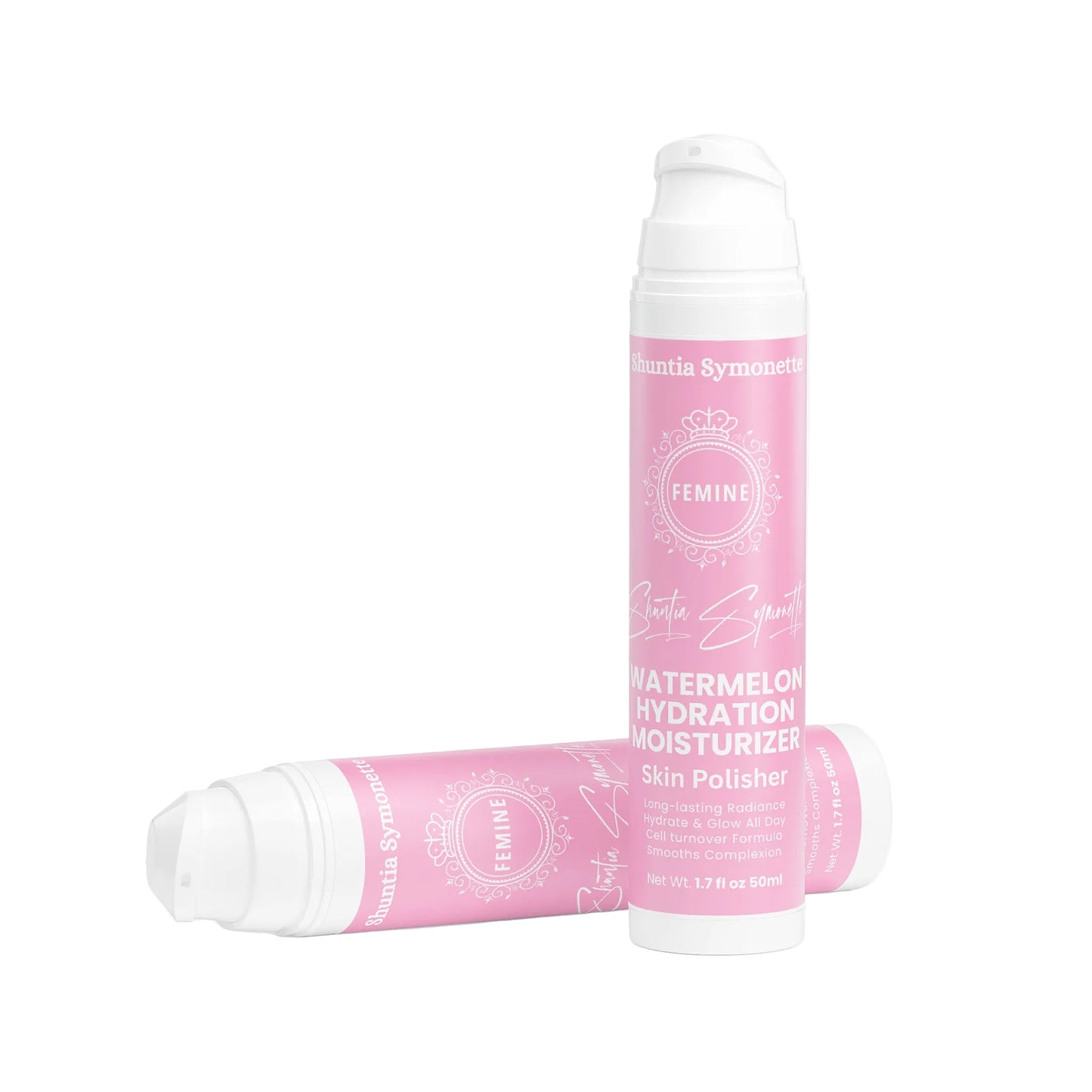watermelon hydration moisturizer with niacinamide apple lentil extract green tea chamomile for glowing skin lightweight face cream by Shuntia Symonette