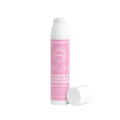watermelon hydration moisturizer with niacinamide apple lentil extract green tea chamomile for glowing skin lightweight face cream by Shuntia Symonette