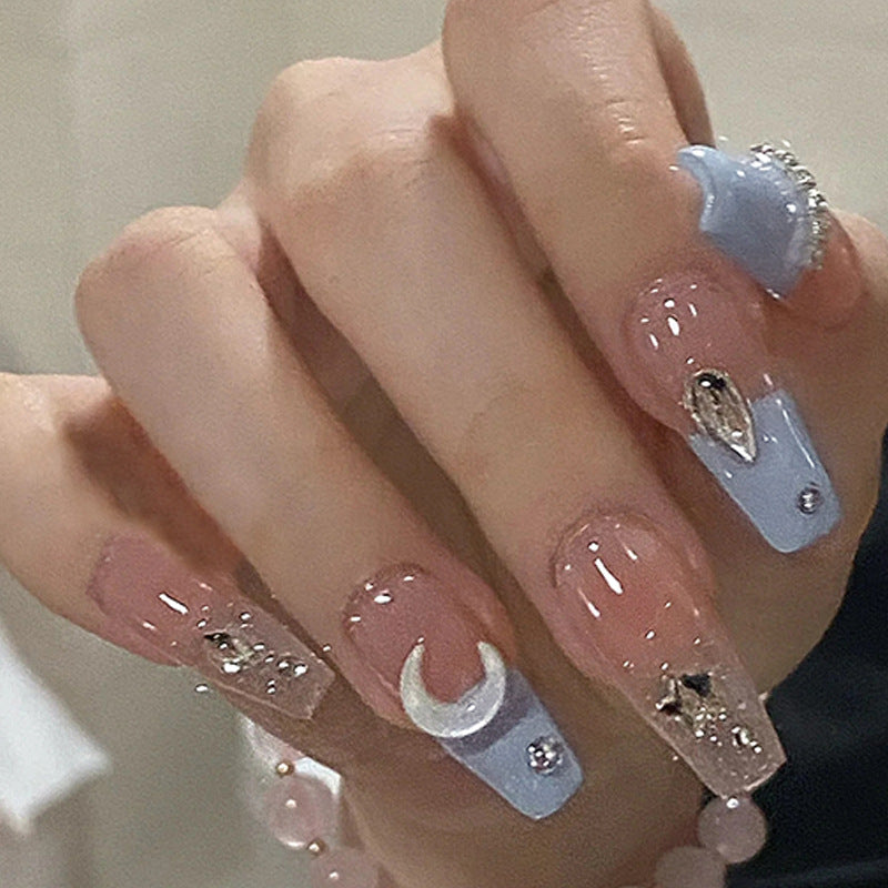 Nails Moon Star Press On Nails - Shuntia Symonette