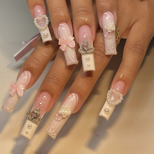 Peaches N Cream Press On Nails - Shuntia Symonette