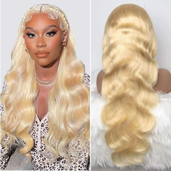 Cashmere Zara Former LACE Head Cap LACE FRONTAL WIG 13x4 Straight 613 BLONDE Straight Hair - Shuntia Symonette