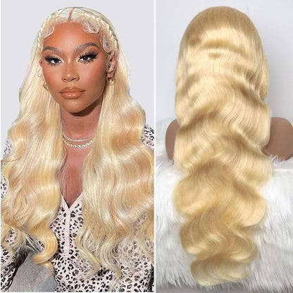 Cashmere Zara Former LACE Head Cap LACE FRONTAL WIG 13x4 Straight 613 BLONDE Straight Hair - Shuntia Symonette