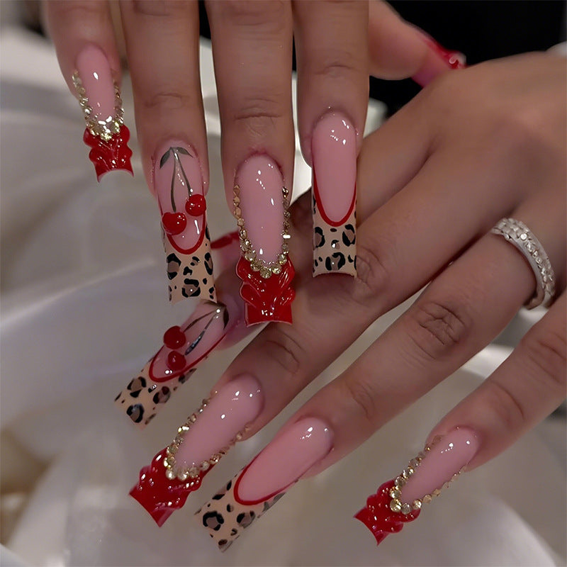 Red Spice Press On Nails - Shuntia Symonette